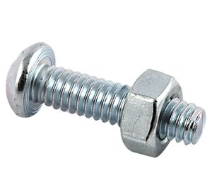 Perno cocina con tuerca 1/4x1'' zincado 20 unidades Arnik