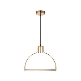 Lámpara colgar 1L E27 Edge dorado