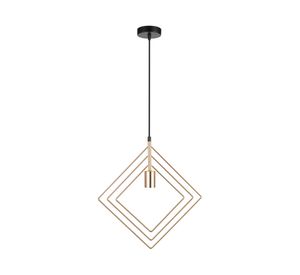 Lámpara colgar 1L E27 Diamonds gold Abitare