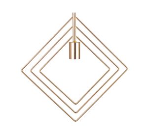 Lámpara colgar 1L E27 Diamonds gold Abitare