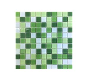 Malla mosaico 30x30 cm vidrio verde Norglas
