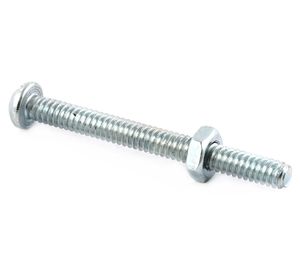 Perno cocina con tuerca 3/16x2'' zincado 20 unidades Arnik