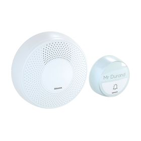 Timbre inalámbrico enchufe 100 m Comfort blanco Bticino