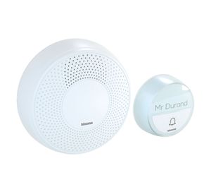 Timbre inalámbrico enchufe 100 m Comfort blanco Bticino