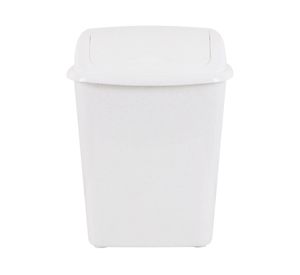 Papelero vaivén 7 litros Deluxe blanco Innovaplast