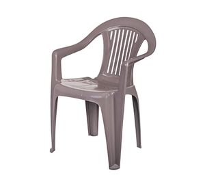 Silla plástico Barcelona gris