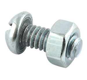 Perno cocina con tuerca 1/4x5/8'' zincado 20 unidades Arnik