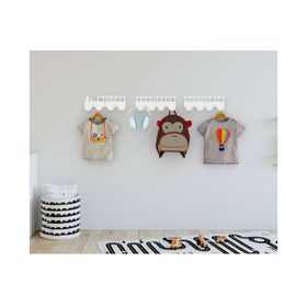 Perchero vagón blanco 4 ganchos Ducasse