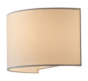 Aplique 1L E27 media pantalla Abitare