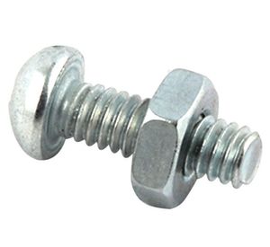 Perno cocina con tuerca 5/32x1/2'' zincado 20 unidades Arnik