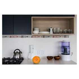 Cenefa adhesiva 5,5x46 cm Kitchen 6 unidades