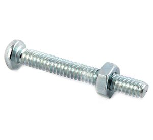 Perno cocina con tuerca 3/16x1 1/2'' zincado 20 unidades Arnik