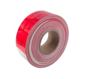 Cinta reflectante 50 mm 15 m blanco rojo DOT-C2 Alte