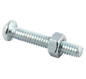 Perno cocina con tuerca 1/4x1 1/2'' zincado 20 unidades Arnik