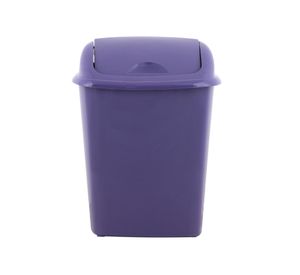 Papelero vaivén 7 litros Deluxe morado Innovaplast