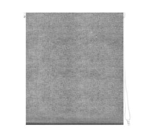 Cortina roller blackout 120x165 cm textura gris Cotidiana