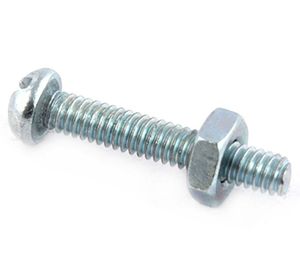 Perno cocina con tuerca 1/8x3/4'' zincado 20 unidades Arnik