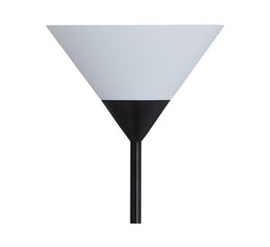 Lámpara pie 1L E27 negro Abitare