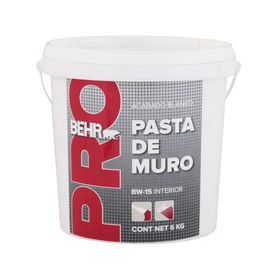 Pasta muro 1 galón BW-15 blanco mate Behr
