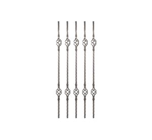 Balaustro 90 cm 2 piñas 5 unidades Ferromir