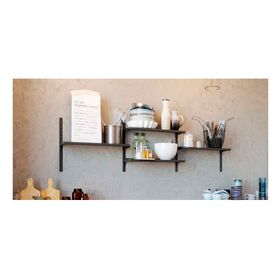 Repisa graduable simple GS negra Ducasse