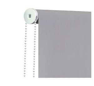Cortina roller blackout 120x250 cm textura gris Cotidiana