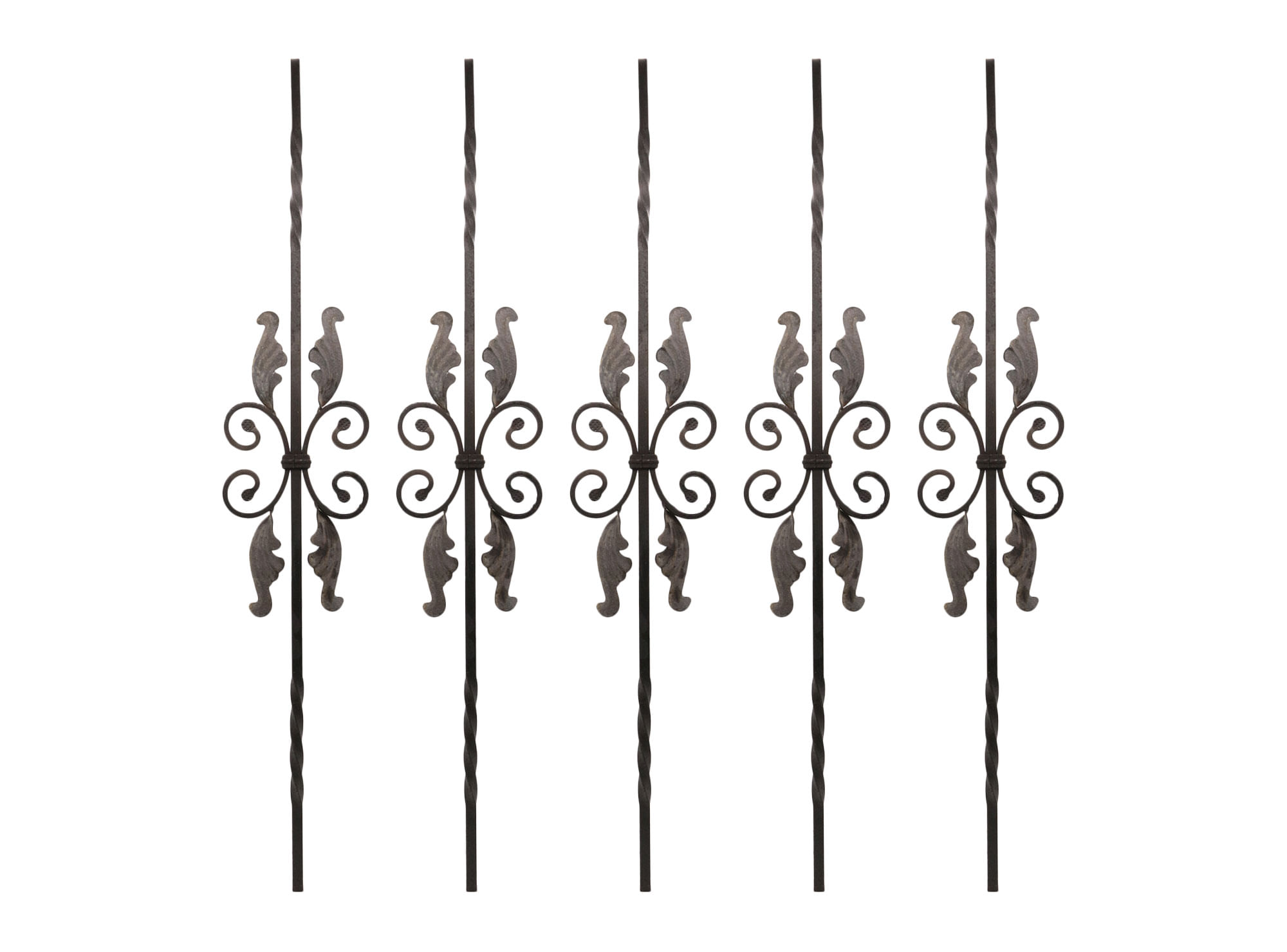 Balaustro con inserto 90 cm 5 unidades Ferromir