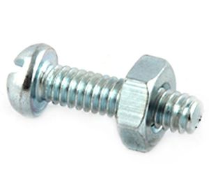 Perno cocina con tuerca 1/8x1/2'' zincado 20 unidades Arnik