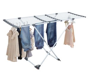 Tendedero plegable con ruedas Cotidiana