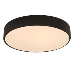 Plafón LED redondo negro Abitare