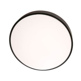 Plafón LED redondo negro Abitare