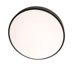 Plafón LED redondo negro Abitare