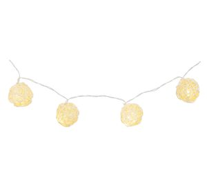 Guirnalda LED 10L ovillo blanco Ledzone