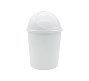 Papelero con tapa Venus blanco Reyplast