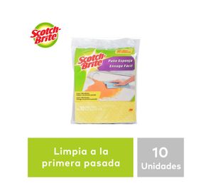 Paño esponja 18x20 cm 10 unidades Scotch-Brite