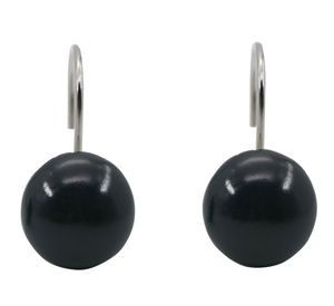 Gancho cortina gris 12 unidades Cotidiana