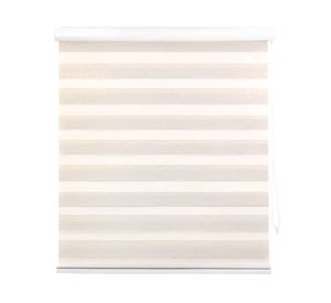 Cortina roller zebra 80x165 cm textura beige Cotidiana