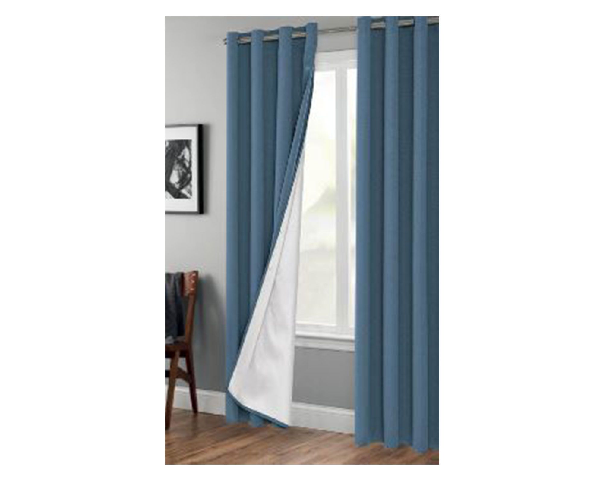 M+Design Cortina azul marino 140x230 cm