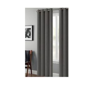 Cortina blackout 140x230 cm liso gris oscuro Cotidiana