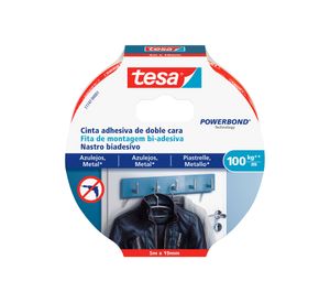 Cinta de montaje extra fuerte 5 m x 19 mm Tesa