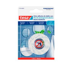Cinta de montaje Waterproof 1,5 m x 19 mm Tesa