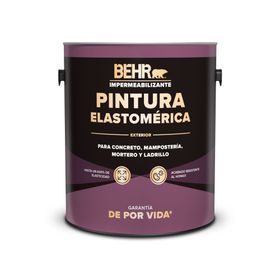 Pintura elastomérica 1 galón Impermeabilizante blanco Behr