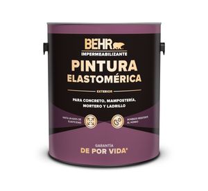 Pintura elastomérica 1 galón Impermeabilizante blanco Behr