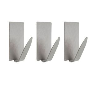 Gancho autoadhesivo cuadrado 3 unidades Nuevo Hogar