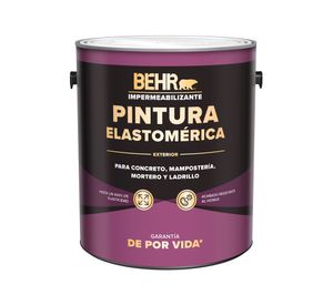 Pintura elastomérica 1 galón Impermeabilizante blanco Behr