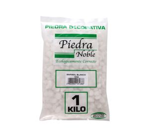 Piedra decorativa 1 kg mármol blanco Piedra Noble