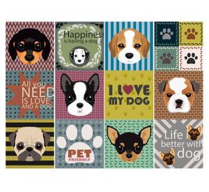 Vinilo adhesivo 15x15 cm Pets 12 unidades