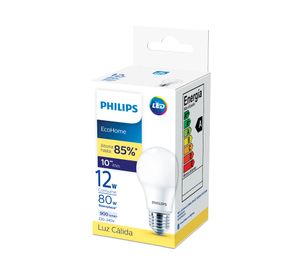Ampolleta LED 12W E27 luz cálida Ecohome