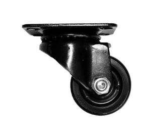 Rueda 50 cm placa negro Gevemac