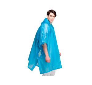Poncho impermeable adulto azul Pro Outdoor